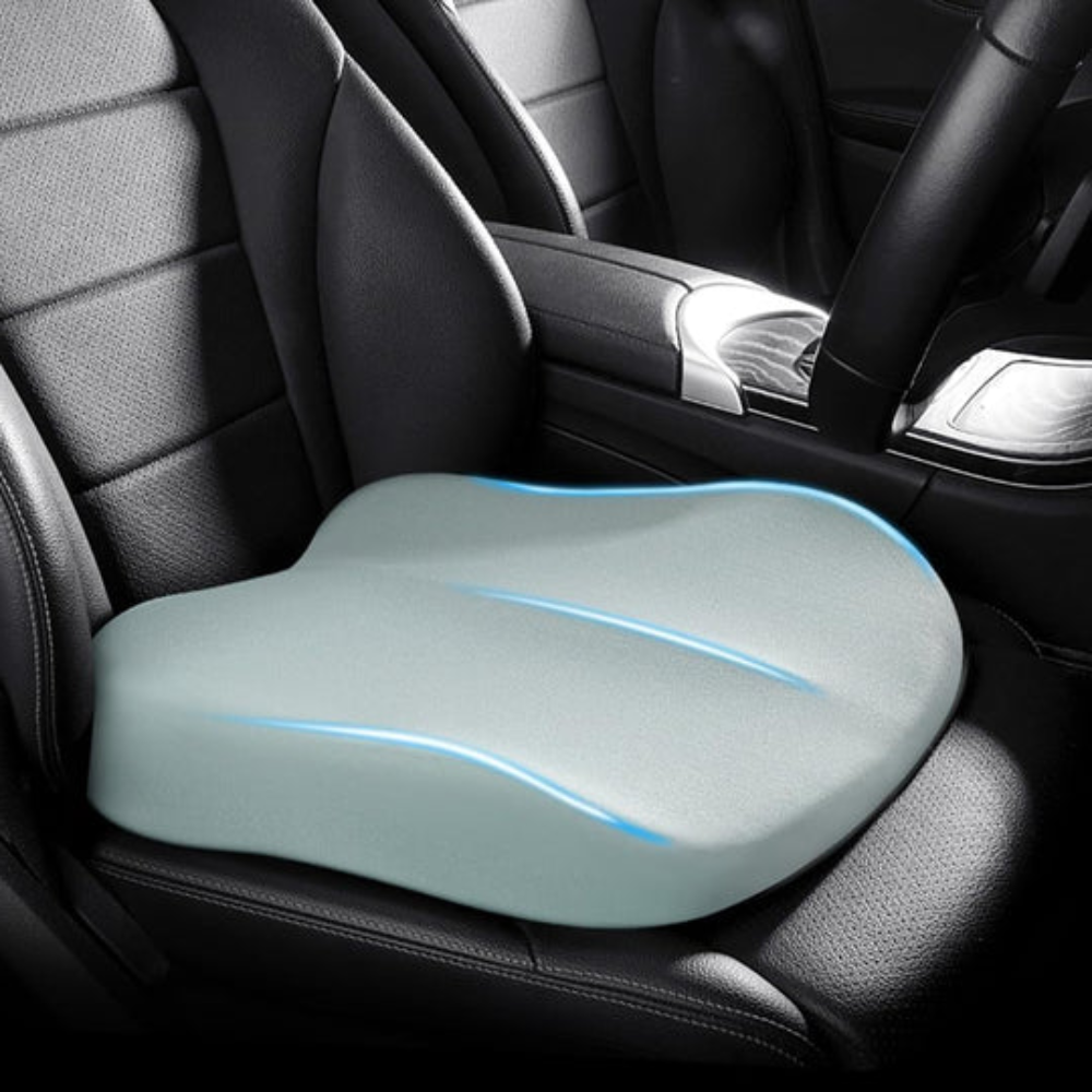 Coussin de Siège Auto Ergonomique | Confort et Soutien pour le Dos