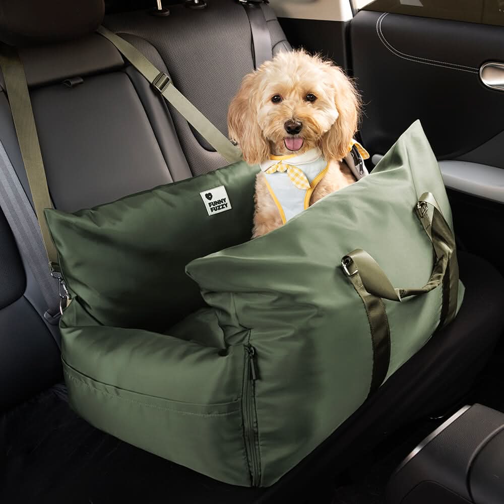 Lit de Siège pour Chien Ajustable | Confort et Sécurité en Voyage