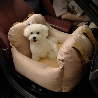 Lit de Siège pour Chien Ajustable | Confort et Sécurité en Voyage