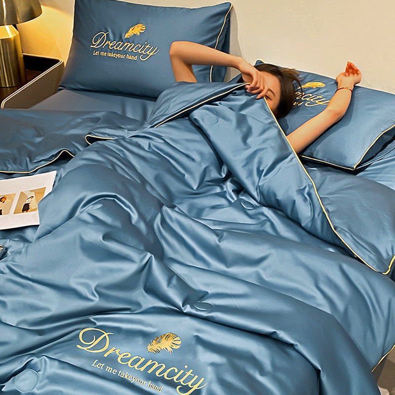 Couette d'été en Soie Rafraîchissante | Confort Respirant pour Nuits Chaudes
