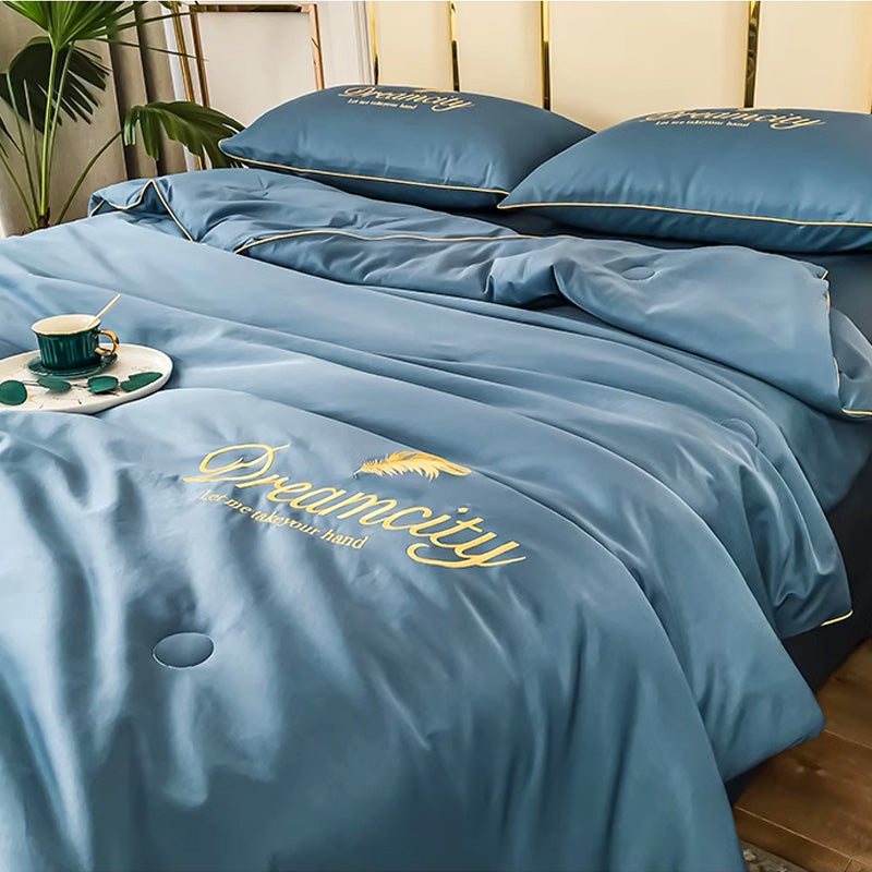 Couette d'été en Soie Rafraîchissante | Confort Respirant pour Nuits Chaudes