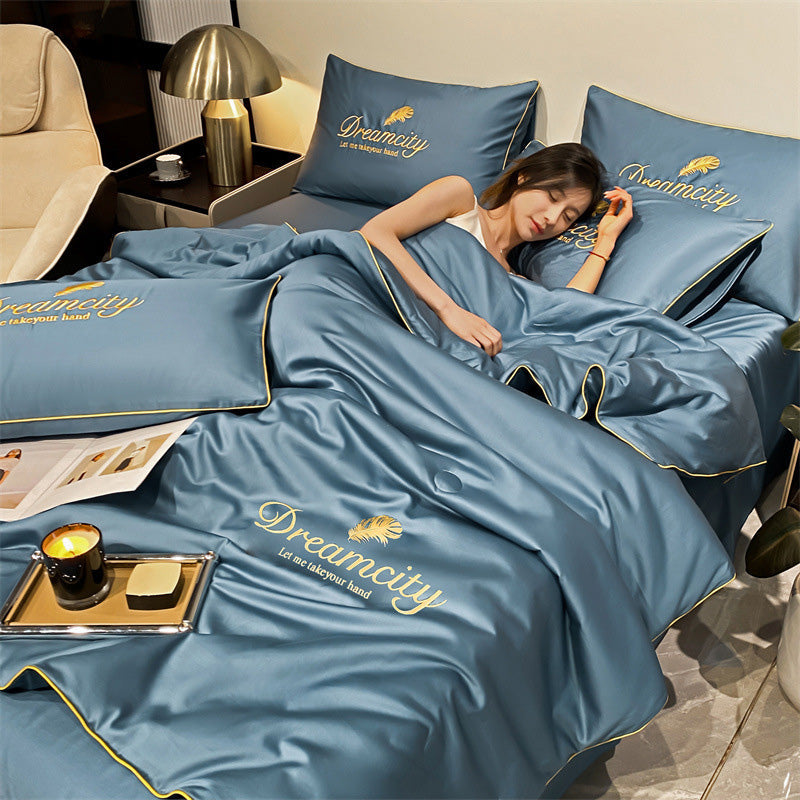 Couette d'été en Soie Rafraîchissante | Confort Respirant pour Nuits Chaudes