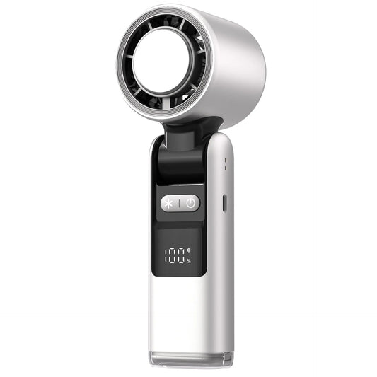 Ventilateur Manuel Pliable | 100 Vitesses et Affichage Numérique