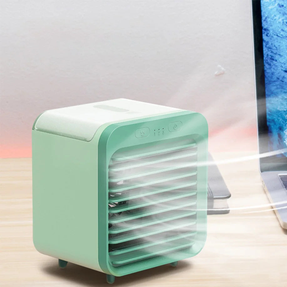 Mini Refroidisseur d'Air Portable | 3-en-1 avec Humidification et 3 Niveaux