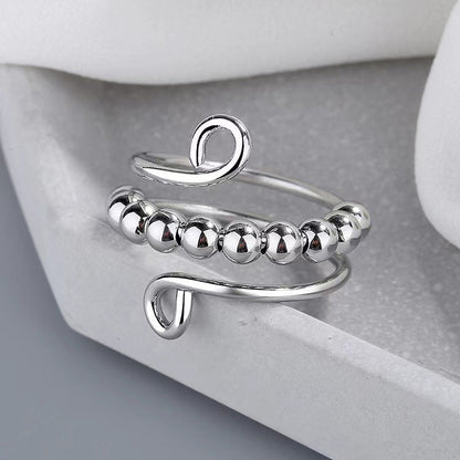 Bague Fidget en Cuivre Ajustable | Soulagement de l'Anxiété et Pleine Conscience