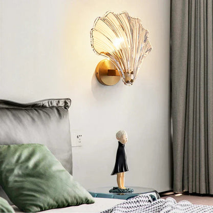 Applique Murale en Verre | Design de Corail Élégant et Apaisant