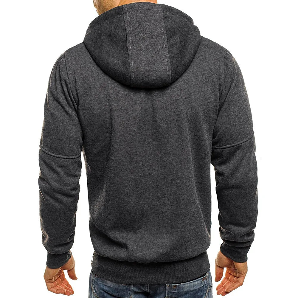 Sweat à Capuche Ajusté pour Hommes | Confort et Style Polyvalents