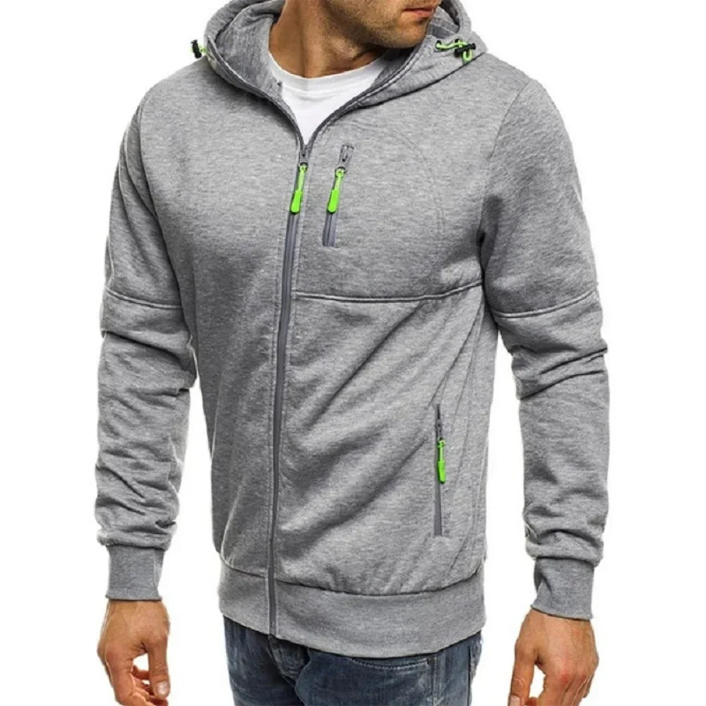 Sweat à Capuche Ajusté pour Hommes | Confort et Style Polyvalents
