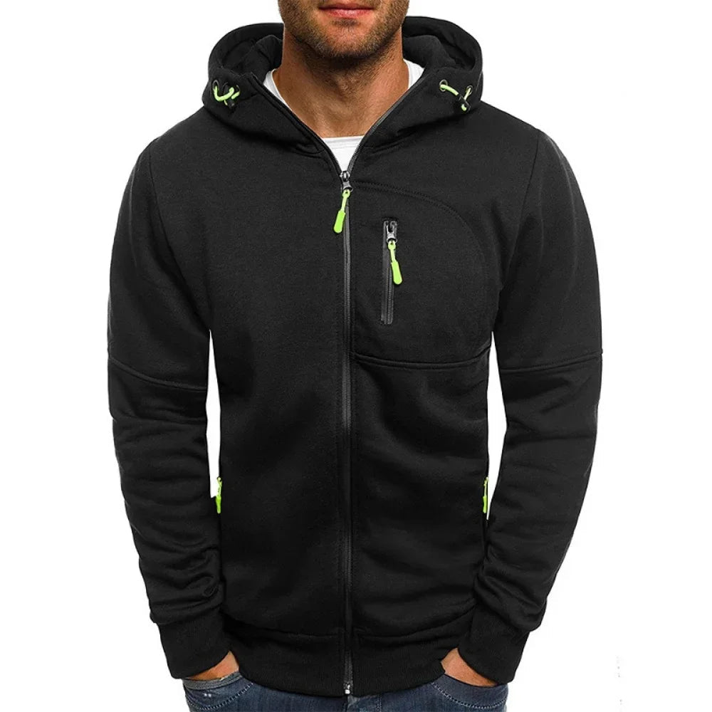 Sweat à Capuche Ajusté pour Hommes | Confort et Style Polyvalents