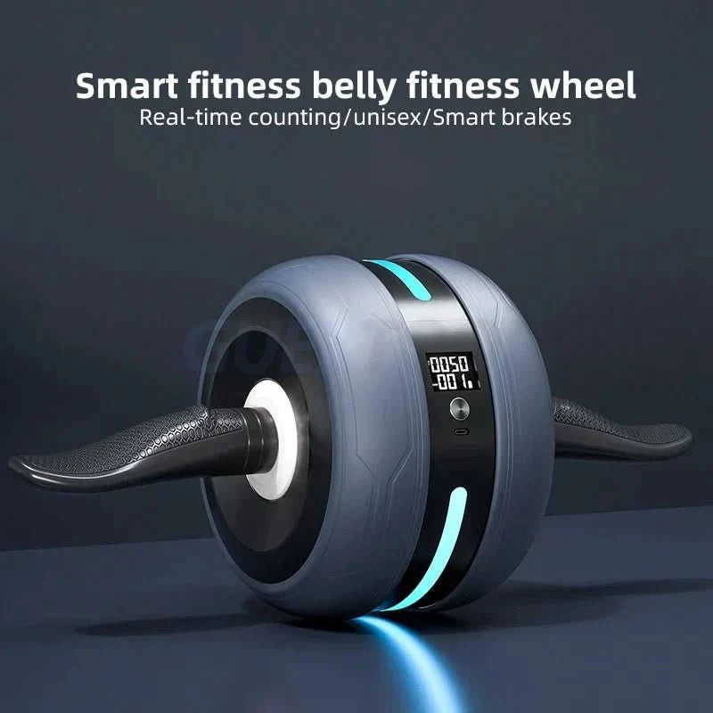 Roue Abdominale avec Compteur | Entraînement Efficace des Muscles Abdominaux