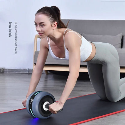 Roue Abdominale avec Compteur | Entraînement Efficace des Muscles Abdominaux