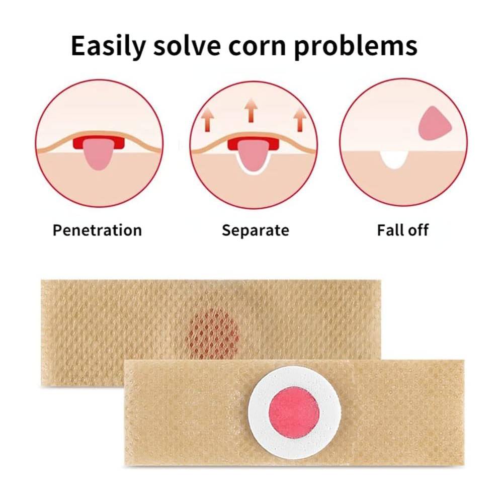 Plaques Anti-Corns pour Soulagement Douleur | Confort et Soutien pour Vos Pieds