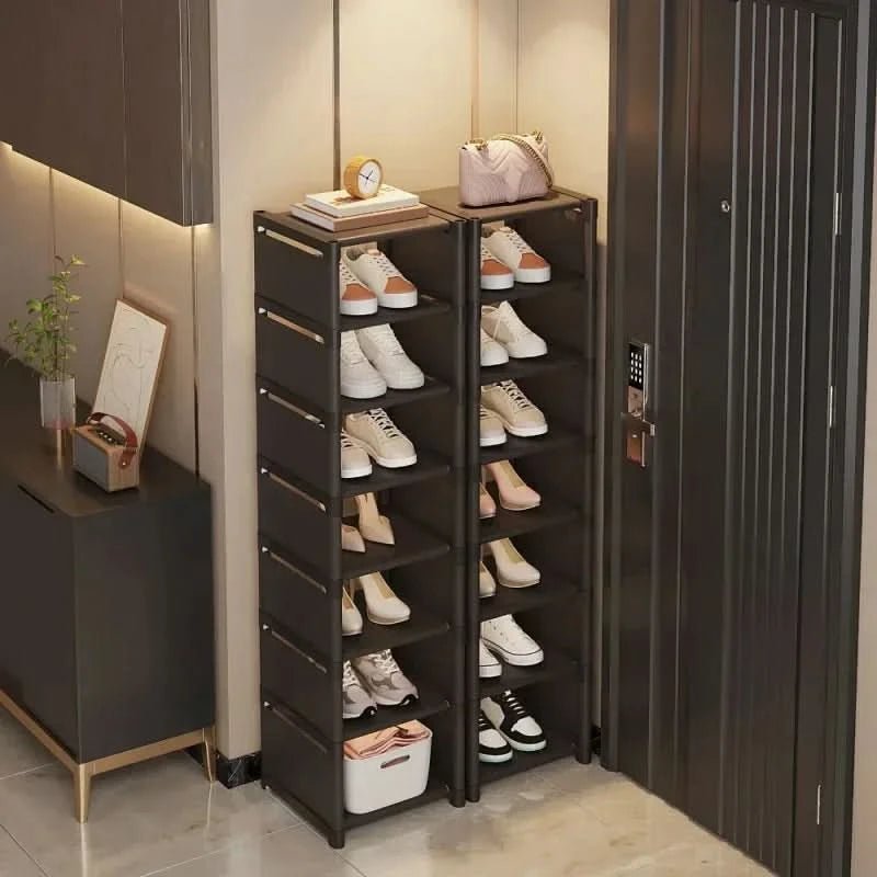 Étagère à Chaussures Compacte | Rangement Élégant et Gain de Place