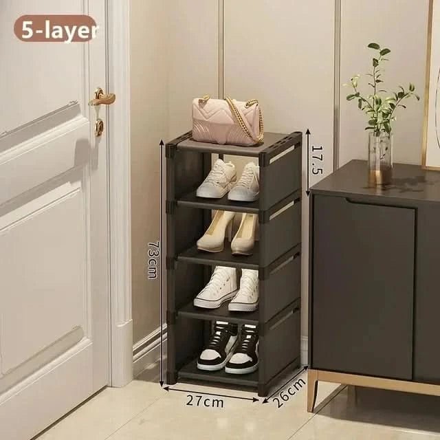 Étagère à Chaussures Compacte | Rangement Élégant et Gain de Place