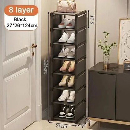 Étagère à Chaussures Compacte | Rangement Élégant et Gain de Place