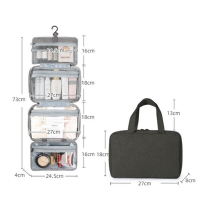 Organisateur de Maquillage Compact | 4 Compartiments Pratiques et Stylés