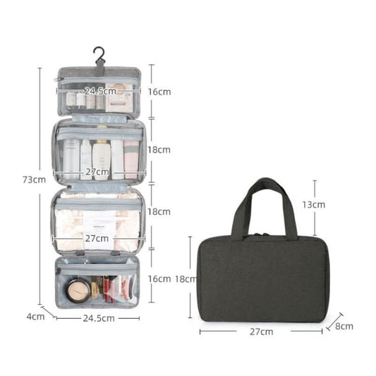 Organisateur de Maquillage Compact | 4 Compartiments Pratiques et Stylés
