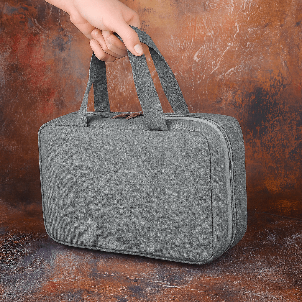 Organisateur de Maquillage Compact | 4 Compartiments Pratiques et Stylés