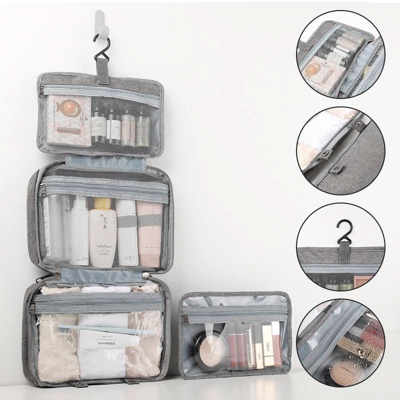 Organisateur de Maquillage Compact | 4 Compartiments Pratiques et Stylés