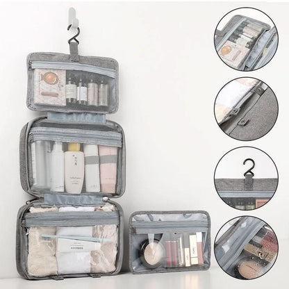 Organisateur de Maquillage Compact | 4 Compartiments Pratiques et Stylés