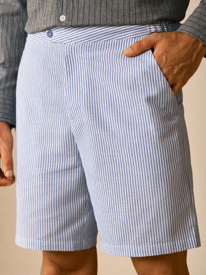 Short d'été à Rayures Décontracté | Confort et Style pour Jours Chauds