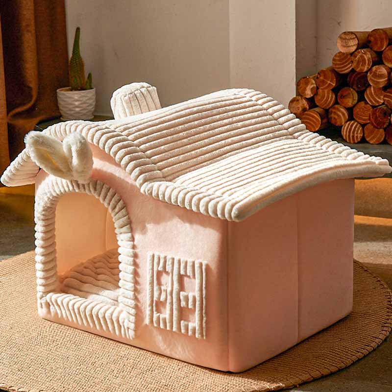 Lit Doux pour Chat Enclos | Confort Intérieur et Sommeil Réparateur