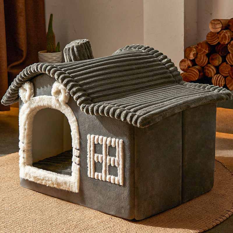 Lit Doux pour Chat Enclos | Confort Intérieur et Sommeil Réparateur