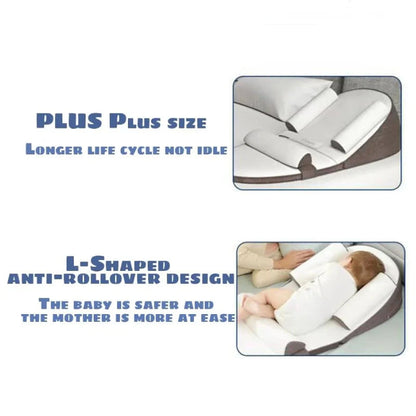 Oreiller Hypoallergénique pour Bébé | Confort et Sécurité pour le Sommeil sur le Côté