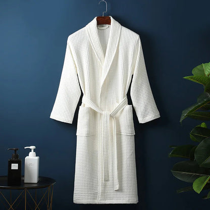 Peignoir en Coton Respirant pour Adultes | Doux, Ample et Pratique
