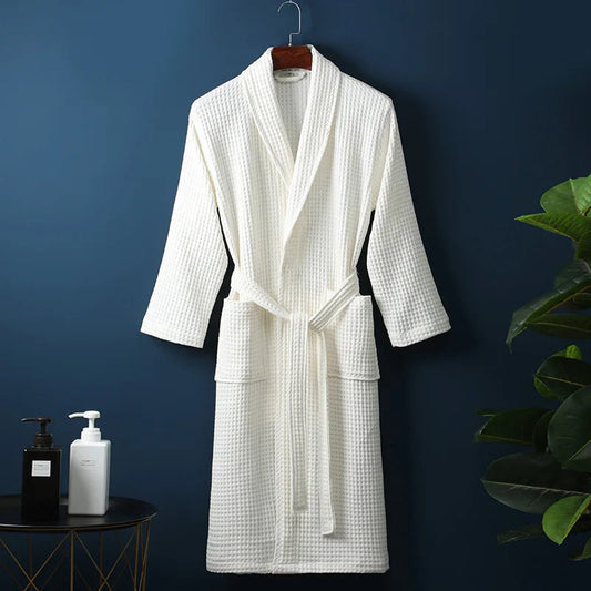 Peignoir en Coton Respirant pour Adultes | Doux, Ample et Pratique