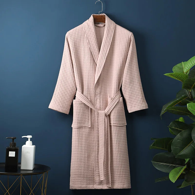 Peignoir en Coton Respirant pour Adultes | Doux, Ample et Pratique