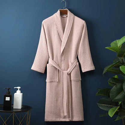 Peignoir en Coton Respirant pour Adultes | Doux, Ample et Pratique