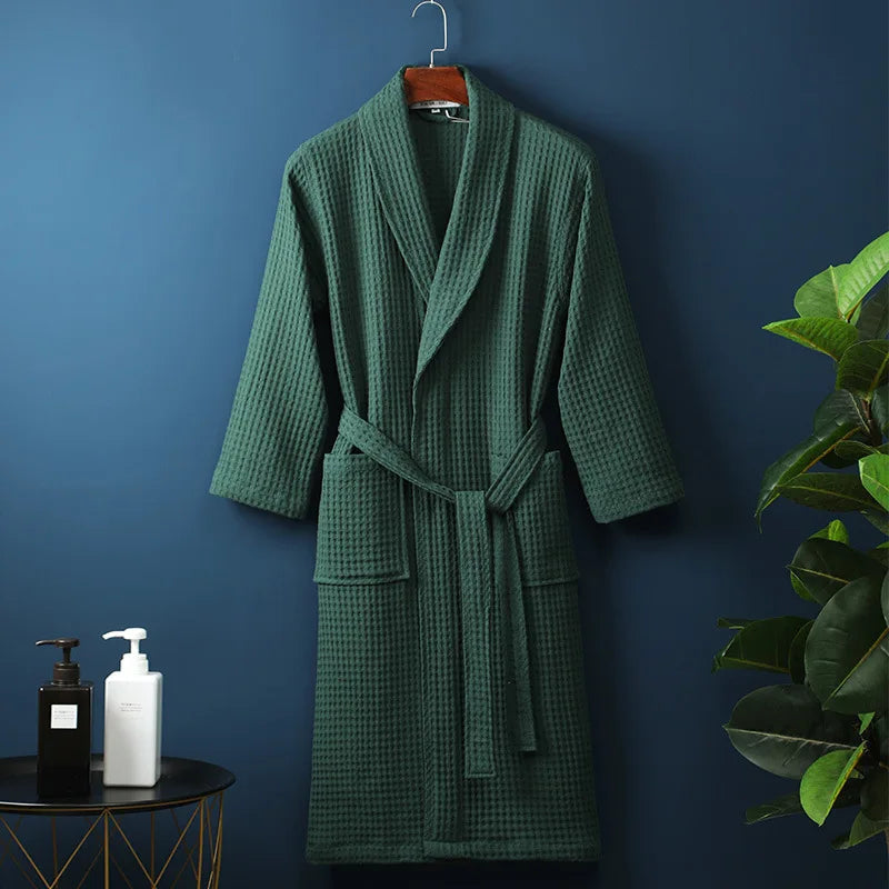 Peignoir en Coton Respirant pour Adultes | Doux, Ample et Pratique