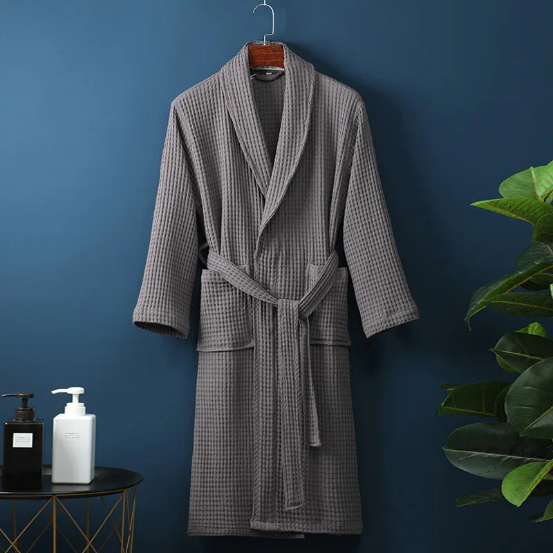 Peignoir en Coton Respirant pour Adultes | Doux, Ample et Pratique