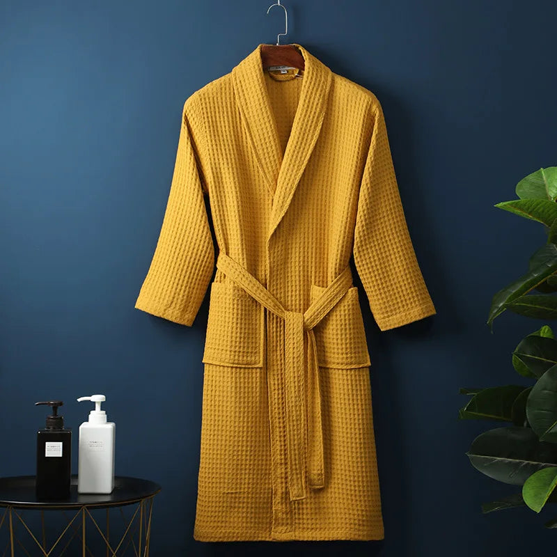 Peignoir en Coton Respirant pour Adultes | Doux, Ample et Pratique