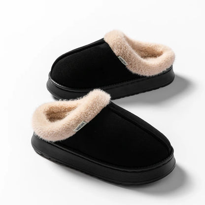 Chaussons d'Hiver Doux | Confort Luxueux en Peluche pour Intérieur