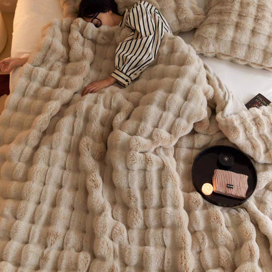 Couverture Douce en Peluche | Confort et Chaleur Inégalés