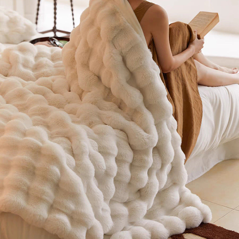 Couverture Douce en Peluche | Confort et Chaleur Inégalés