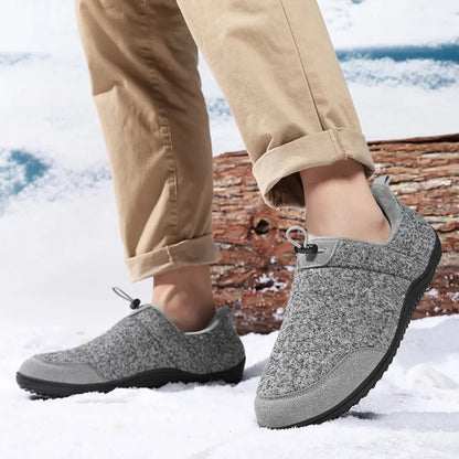 Chaussons Confortables en Peluche pour Hommes | Doublure Douce et Semelle Flexible
