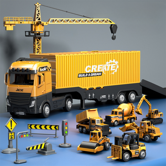 Camion Grue de Construction Interactif | Jeu Créatif et Éducatif pour Enfants