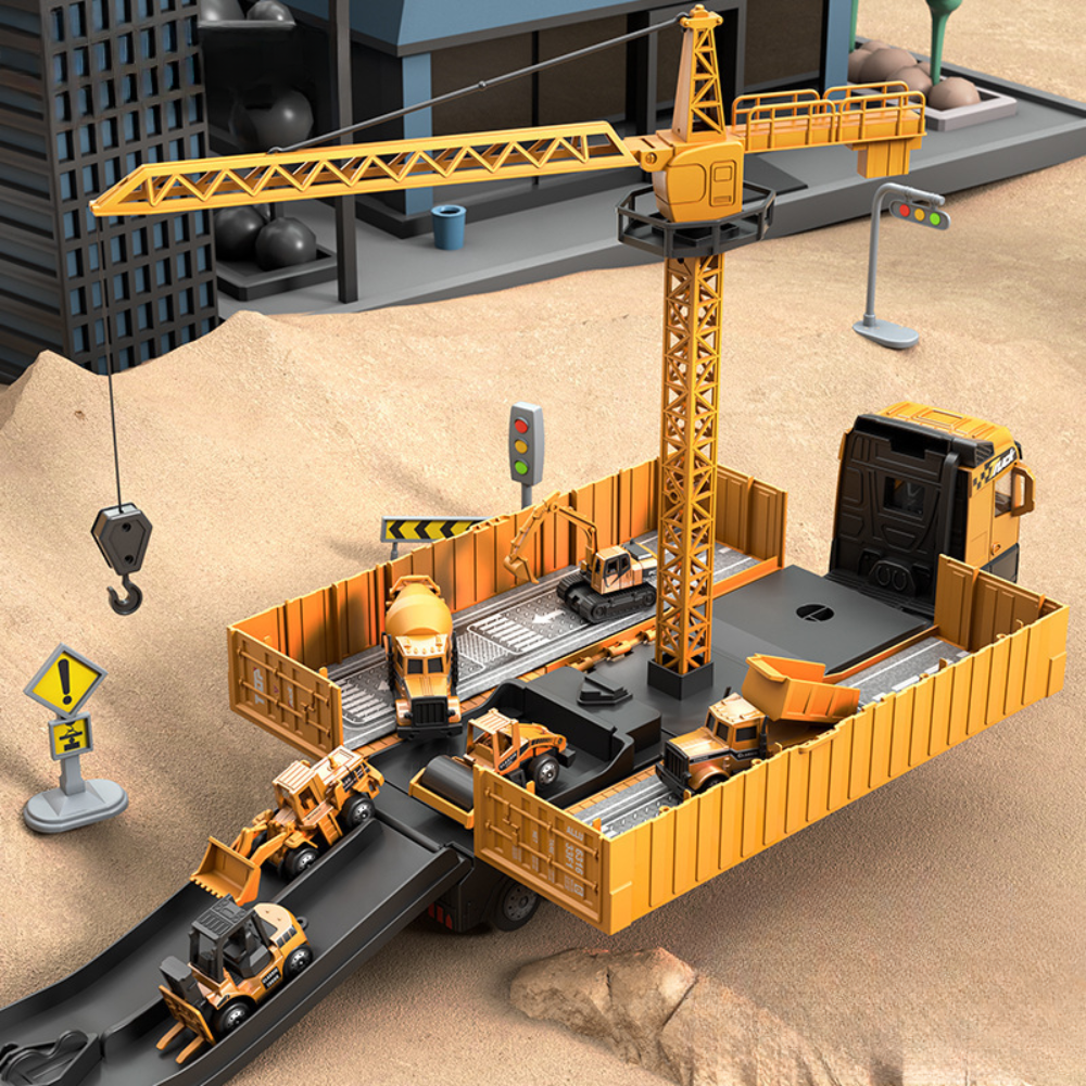 Camion Grue de Construction Interactif | Jeu Créatif et Éducatif pour Enfants