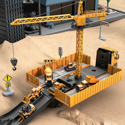 Camion Grue de Construction Interactif | Jeu Créatif et Éducatif pour Enfants