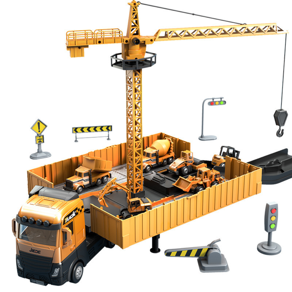 Camion Grue de Construction Interactif | Jeu Créatif et Éducatif pour Enfants