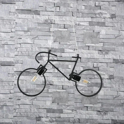 Suspension LED Inspirée du Vélo | Éclairage Économe en Énergie et Élégant