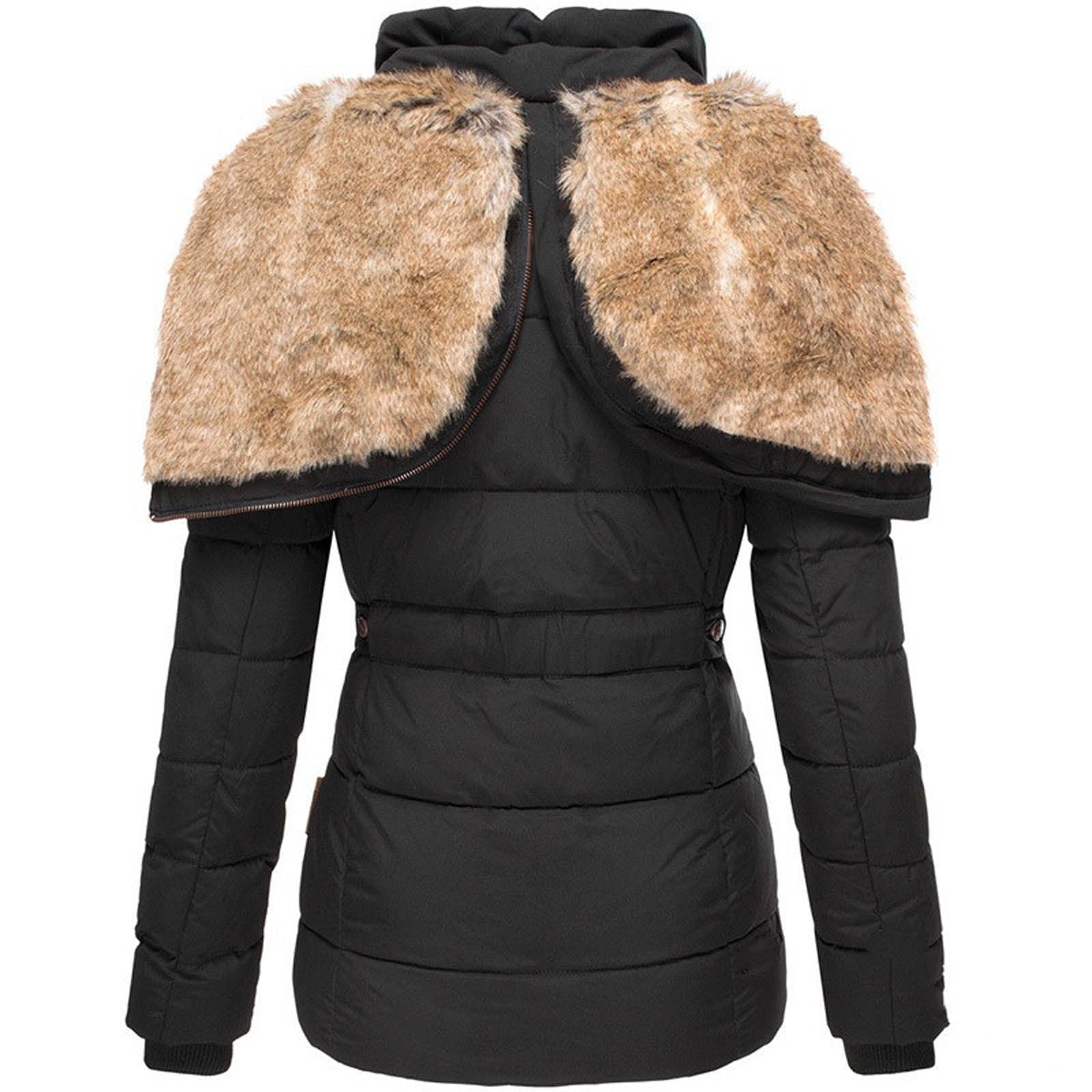 Manteau d'Hiver en Fausse Fourrure | Chic et Chaud pour Jours Froids