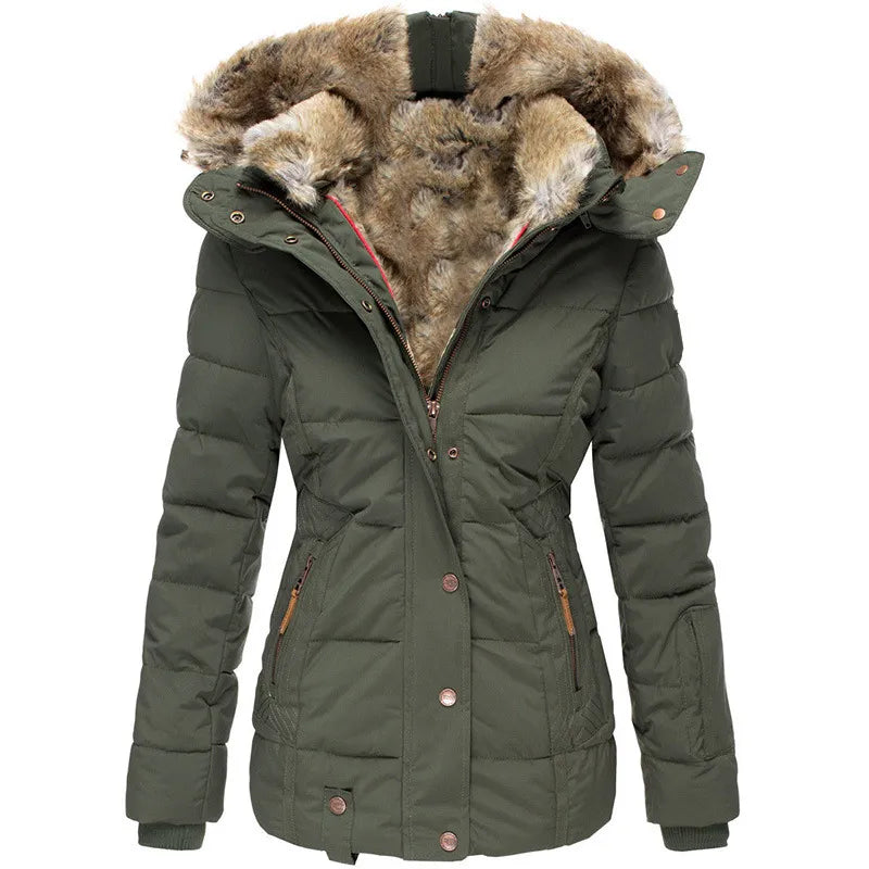 Manteau d'Hiver en Fausse Fourrure | Chic et Chaud pour Jours Froids