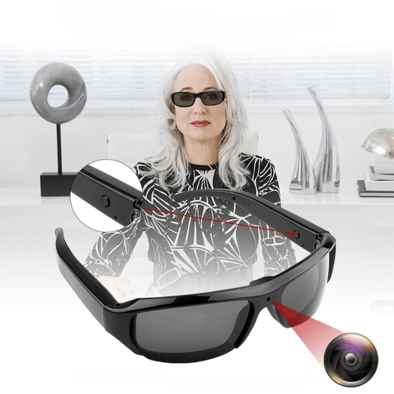 Lunettes Intelligentes 1080P | Enregistrement HD et Design Élégant