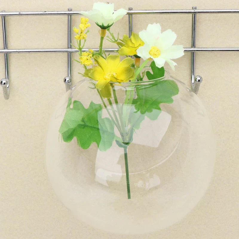 Vase Flottant en Verre | Décoration Hydroponique Élégante et Unique