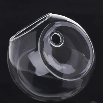 Vase Flottant en Verre | Décoration Hydroponique Élégante et Unique