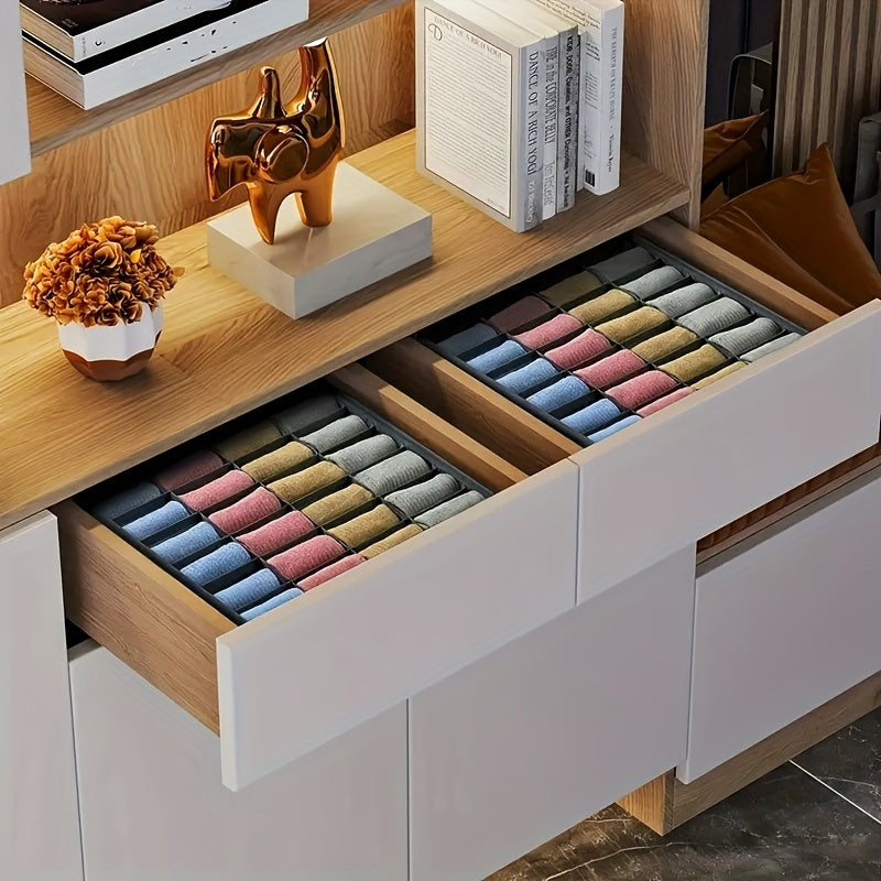 Organisateur de Tiroir Pliable | 24 Compartiments pour Rangement Efficace